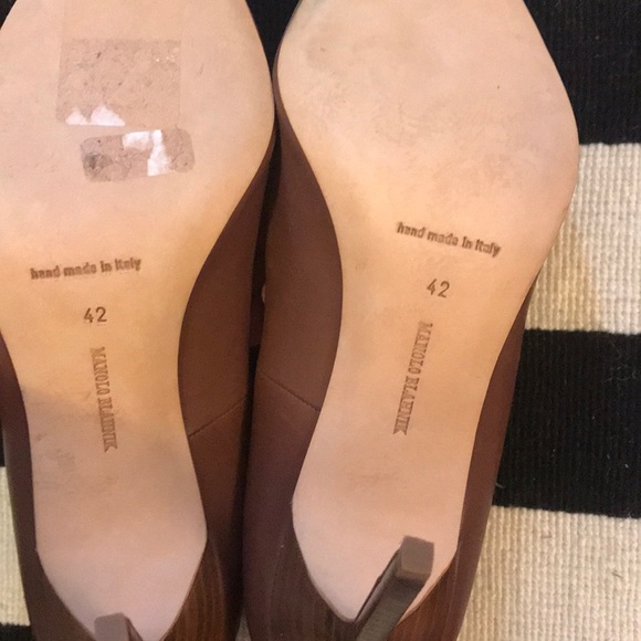 Brown Manolo Blahnik Heels - Picture 3 of 4